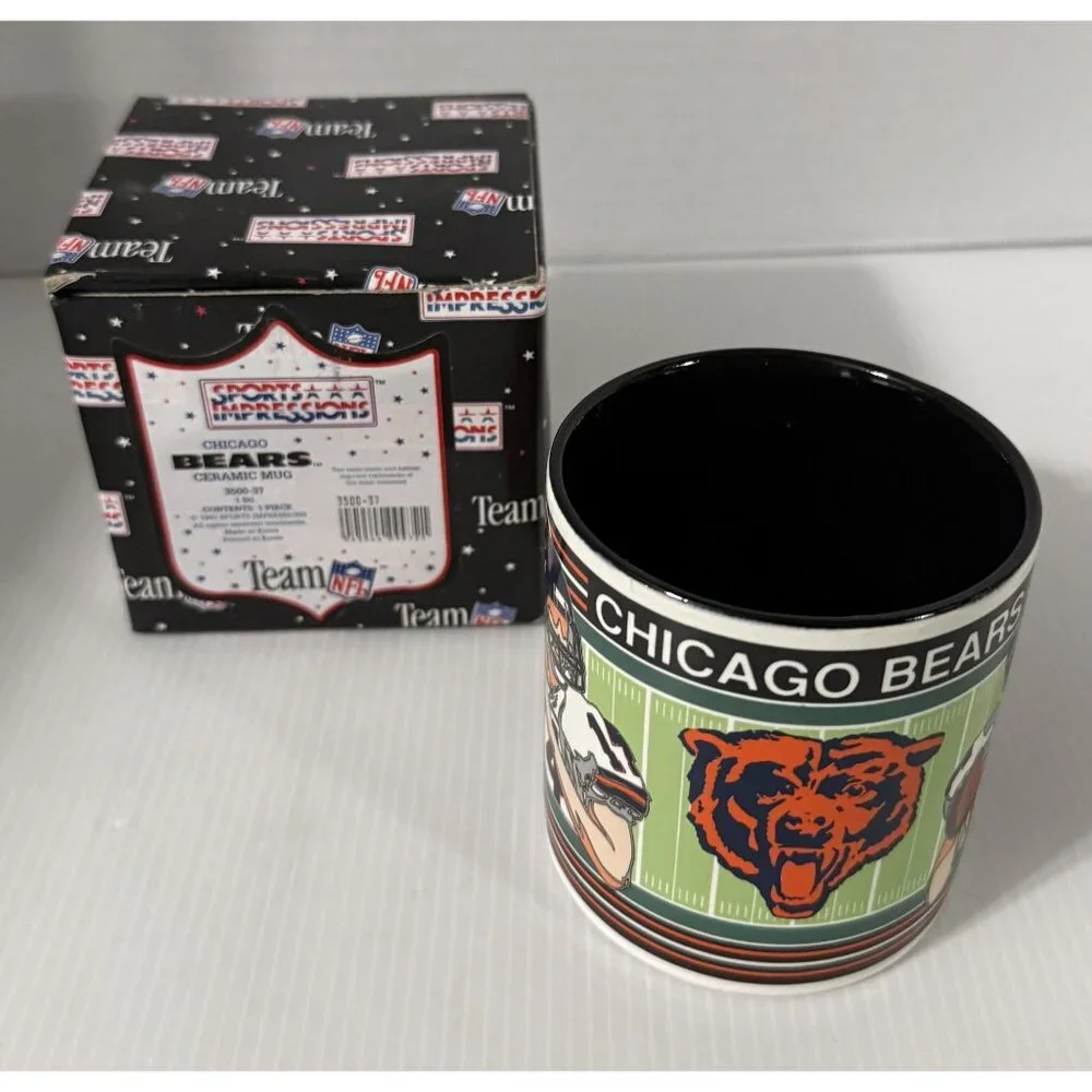Chicago Bears NFL Team Ceramic Mug Sports Impressions Official Licensed With Box - Picture 1 of 15